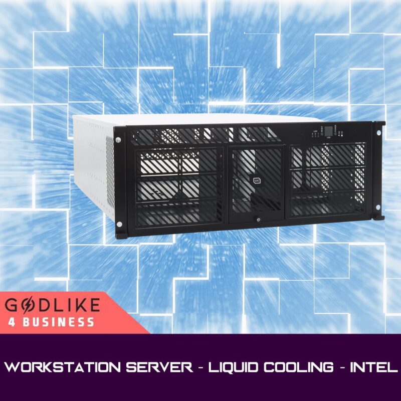 workstation server 4u raffreddato a liquido / liquid cooling, intel