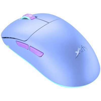 xtrfy m8 wireless gaming mouse frosty purple