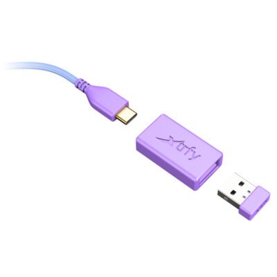 xtrfy m8 wireless gaming mouse frosty purple 7