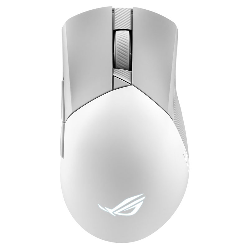 asus rog gladius iii wireless aimpoint gaming mouse bianco 1